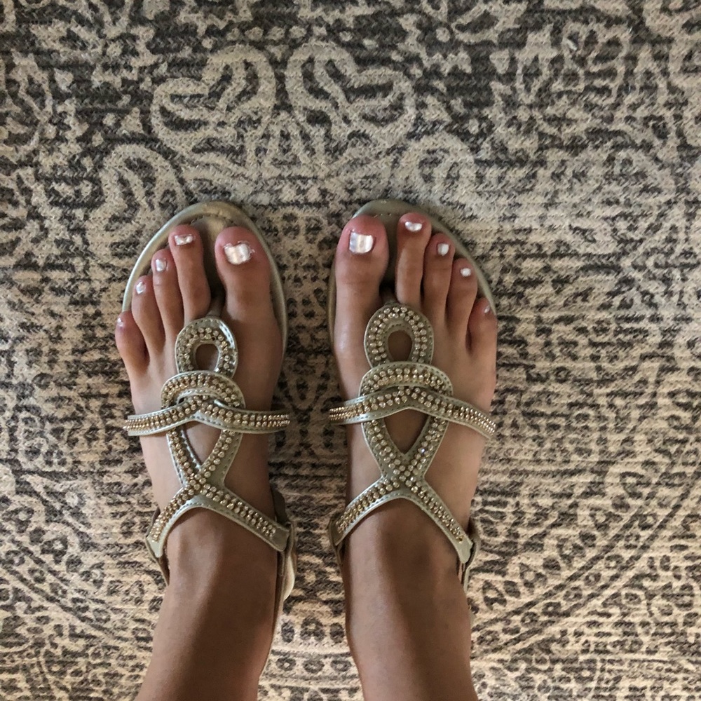Jeweled Sandals